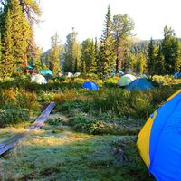 Палаточный лагерь эколого-туристического клуба Ергаки