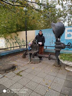 Памятник водопроводчику в Перми